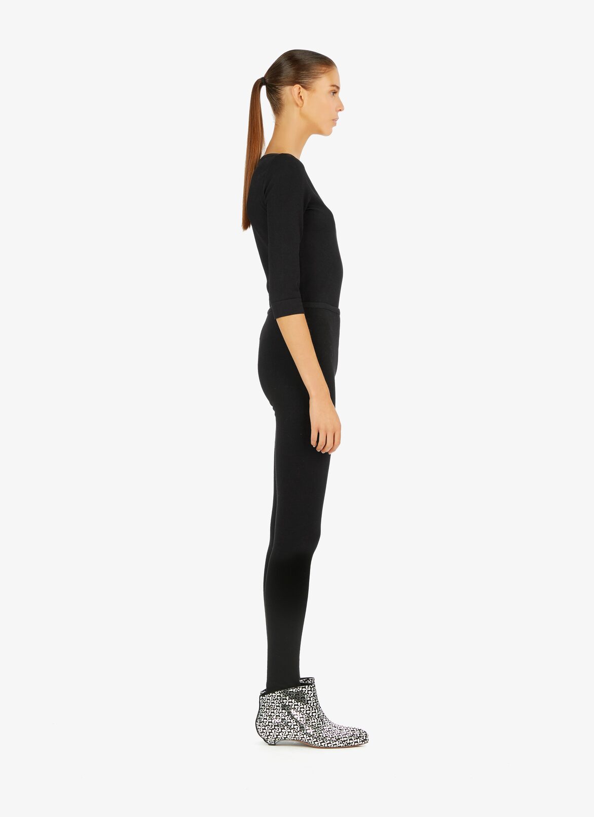 Low Boots ALAÏA BLACK LOW BOOTS